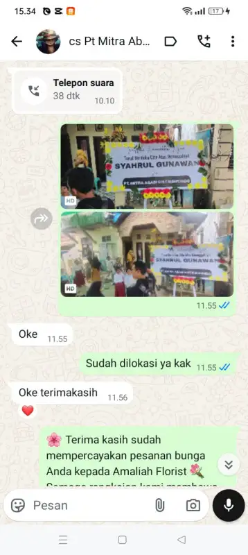Testimonial Papan ucapan TAKALAR